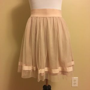 BB DAKOTA Tulle Skirt Mini Blush